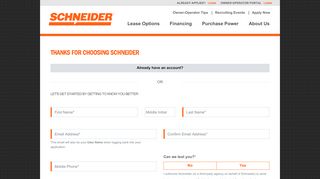 
                            5. Schneider - Login - Schneider Owner-Operators