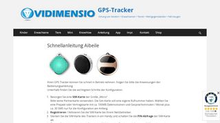 
                            13. Schnellanleitung Aibeile • GPS-Tracker - Vidimensio