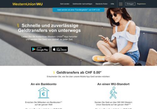 
                            12. Schnelle und zuverlässige Geldtransfers von ... - Western Union