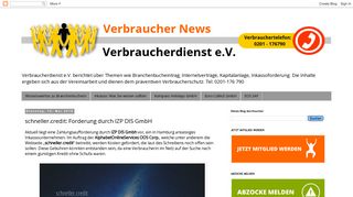 
                            7. schneller.credit: Forderung durch IZP DIS GmbH - Verbraucherdienst ...