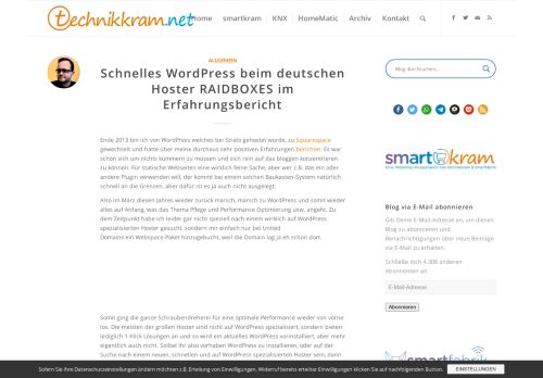 
                            6. Schnelles WordPress beim deutschen Hoster RAIDBOXES im ...