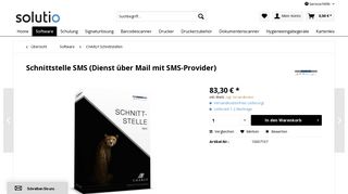 
                            5. Schnittstelle SMS (Dienst über Mail mit SMS-Provider) | solutio GmbH