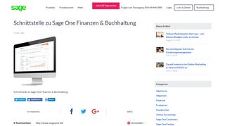 
                            4. Schnittstelle zu Sage One Finanzen & Buchhaltung - Sage One