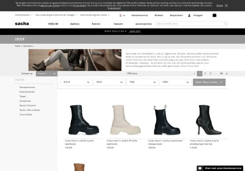 
                            8. Schoenen online shoppen - SACHA
