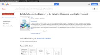 
                            10. Scholarly Information Discovery in the Networked Academic Learning ...