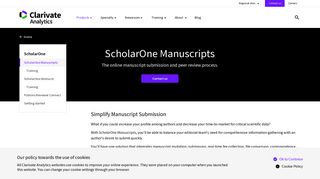 
                            6. ScholarOne Manuscripts - Clarivate