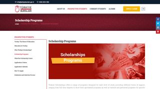 
                            4. Scholarship Programs - PROSPECTIVE STUDENTS | TÜRKİYE ...