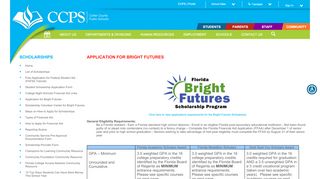 
                            8. Scholarships / Application for Bright Futures