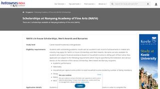 
                            12. Scholarships at Nanyang Academy of Fine Arts (NAFA)