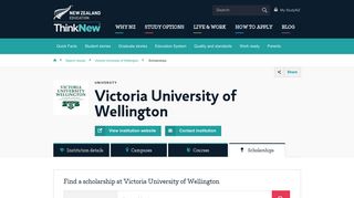 
                            10. Scholarships at Victoria University of Wellington | Study in New ...