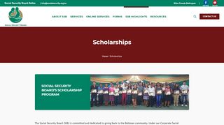
                            12. Scholarships - Belize Social Security Board