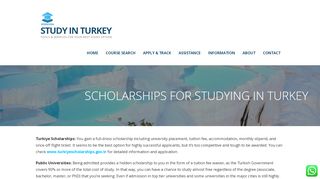 
                            11. SCHOLARSHIPS FOR STUDYING IN TURKEY – STUDY IN TURKEY