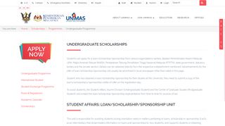 
                            13. Scholarships - Unimas