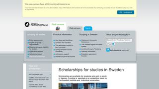 
                            7. Scholarships - Universityadmissions.se