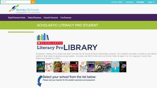 
                            6. Scholastic Literacy Pro for Students - Digital Resources - Surrey Schools