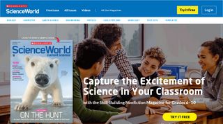 
                            9. Scholastic Science World | The Current Science Magazine for Grades ...