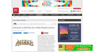
                            10. Scholastic to Roll Out New Multi-Platform Series - Publishers Weekly