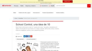
                            9. School Control, una idea de 10 - Santander PyME