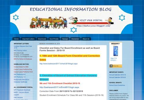 
                            9. School Education Haryana: Checklist and Dates For Board Enrollment ...