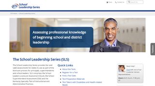 
                            2. School Leadership Series - ETS