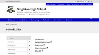 
                            11. School Links - Singleton High School