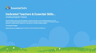 
                            1. School Login - Essential Skills