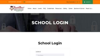 
                            5. SCHOOL Login - SpellBee International