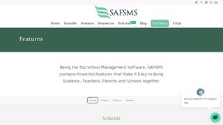 
                            3. School Management Software in Nigeria Features | SAFSMS