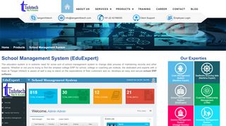 
                            12. School Management System (EduExpert) - Tangar Infotech
