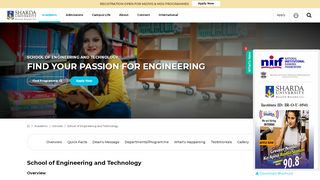 
                            7. School of Engineering and Technology | Sharda University