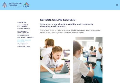 
                            3. School Online Systems — Nelson College for Girls