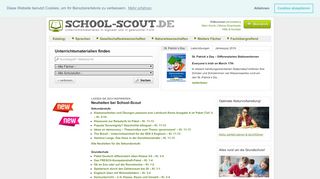 
                            2. School-Scout: Unterrichtsmaterial und Arbeitsblätter