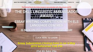 
                            3. School Sign Up - DKLS Linguistic Ambassador Award ...