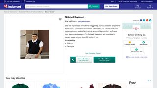 
                            5. School Sweater, स्कूल स्वेटर - Scholar Clothing Co., Bengaluru ...