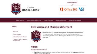 
                            12. School Vision and Mission - Claregalway college