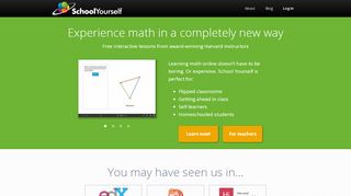 
                            8. School Yourself - Free online math lessons