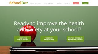 
                            3. SchoolDoc.com Electronic Health Record / Online Registration