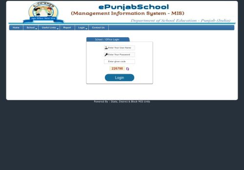 
                            9. School/Office Login - ePunjab Schools