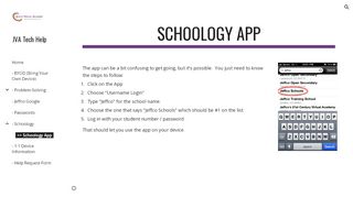 
                            8. Schoology App - Jeffco Virtual Academy Help Site - Google Sites
