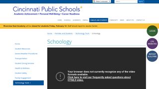 
                            7. Schoology | Cincinnati Public Schools