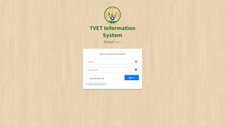 
                            7. Schools / Staffs Login - TVET IS - Log in