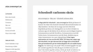 
                            11. Schoolsoft carlssons skola | atzo.svwompri.se