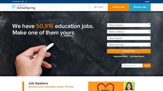 
                            12. SchoolSpring: Teaching jobs, educator jobs, school jobs