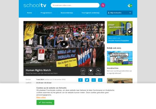 
                            9. Schooltv: Human Rights Watch - Beschermers van de mensenrechten