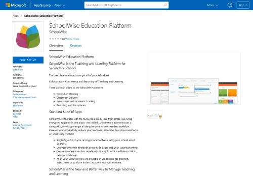 
                            5. SchoolWise Education Platform - Microsoft AppSource