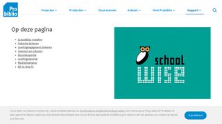 
                            6. SchoolWise Servicepagina | Probiblio