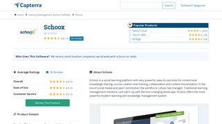 
                            12. Schoox Reviews and Pricing - 2019 - Capterra