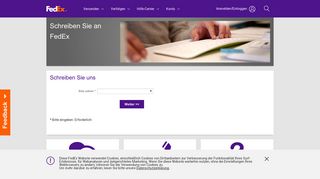 
                            7. Schreiben Sie an FedEx - Kundendienst - FedEx | Deutschland