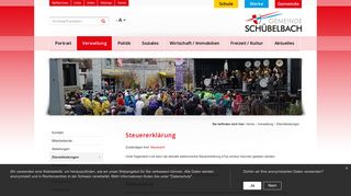 
                            10. Schübelbach Online: Dienstleistungen - Gemeinde Schübelbach