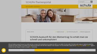 
                            9. Schufa - SCHUFA-Auskunft für den Mietvertrag: So erhält man sie ...